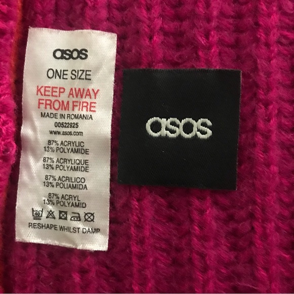 ASOS Colorblock Circular Scarf, OS - Picture 6 of 6